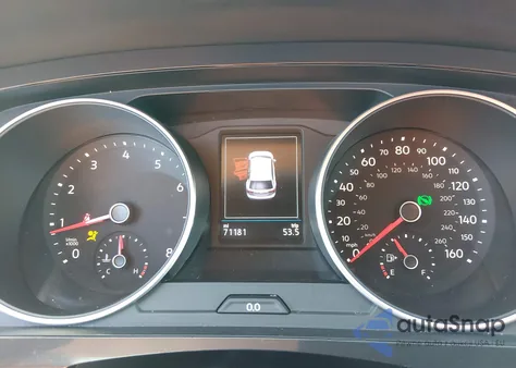 2018 Volkswagen Tiguan 2.0T Se/2.0T Sel из США, поврежденный, VIN 3VV2B7AX2JM218822